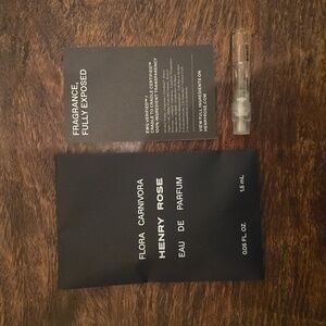 Henry Rose FLORA CARNIVORA Mini Travel Sample Travel Spray Vial NEW SEALED